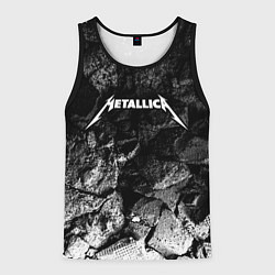 Майка-безрукавка мужская Metallica black graphite, цвет: 3D-черный
