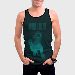 Майка-безрукавка мужская Alone in the dark - Emily, цвет: 3D-черный — фото 2