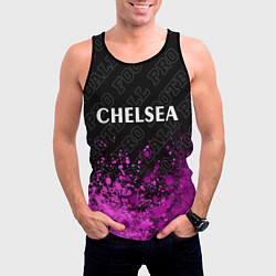 Майка-безрукавка мужская Chelsea pro football посередине, цвет: 3D-черный — фото 2