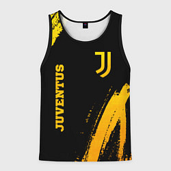 Мужская майка без рукавов Juventus - gold gradient вертикально