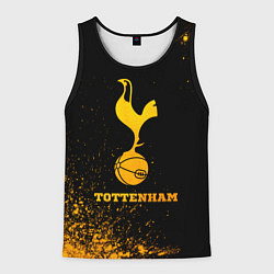 Мужская майка без рукавов Tottenham - gold gradient