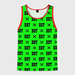 Мужская майка без рукавов BBT logo green steel
