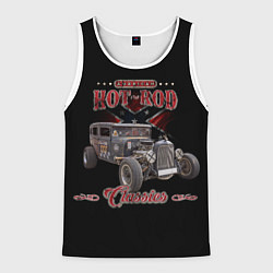Мужская майка без рукавов Классический хот-род в rat стиле