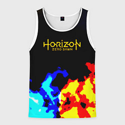 Мужская майка без рукавов Horizon zero dawn огненный стиль