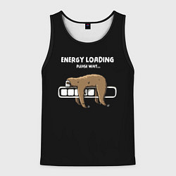 Мужская майка без рукавов Energy loading - please wait