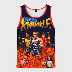 Майка-безрукавка мужская Bare knuckle - streets of rage, цвет: 3D-красный
