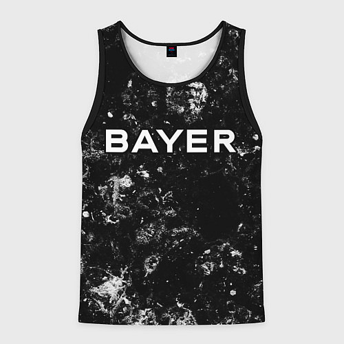 Мужская майка без рукавов Bayer 04 black ice / 3D-Черный – фото 1