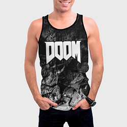 Майка-безрукавка мужская Doom black graphite, цвет: 3D-черный — фото 2
