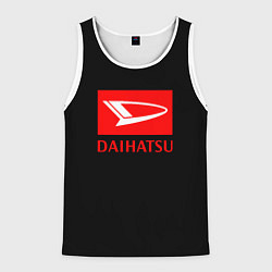 Майка-безрукавка мужская Daihatsu, цвет: 3D-белый