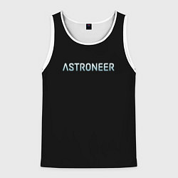 Мужская майка без рукавов Astroneer logo