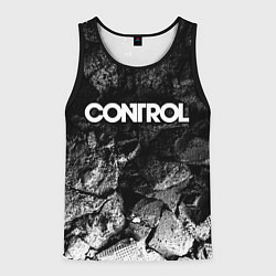Мужская майка без рукавов Control black graphite