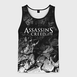 Майка-безрукавка мужская Assassins Creed black graphite, цвет: 3D-черный