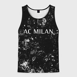 Майка-безрукавка мужская AC Milan black ice, цвет: 3D-черный