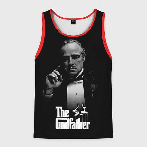 Мужская майка без рукавов Don Vito Corleone / 3D-Красный – фото 1