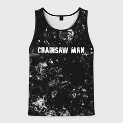 Майка-безрукавка мужская Chainsaw Man black ice, цвет: 3D-черный
