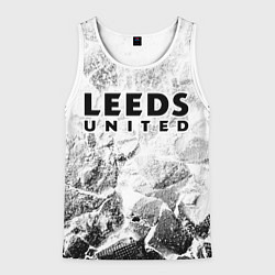 Мужская майка без рукавов Leeds United white graphite