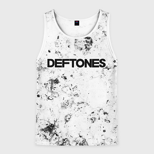 Мужская майка без рукавов Deftones dirty ice / 3D-Белый – фото 1