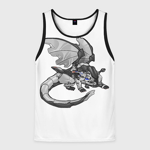 Мужская майка без рукавов BMW M1000RR drago / 3D-Черный – фото 1