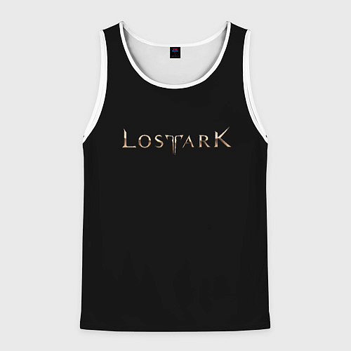 Мужская майка без рукавов Lostark / 3D-Белый – фото 1
