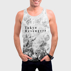 Майка-безрукавка мужская Tokyo Revengers white graphite, цвет: 3D-белый — фото 2