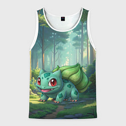 Мужская майка без рукавов Bulbasaur pokemon