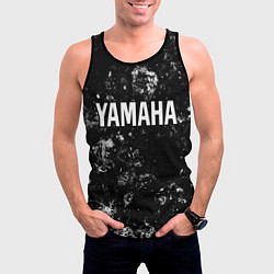 Майка-безрукавка мужская Yamaha black ice, цвет: 3D-черный — фото 2