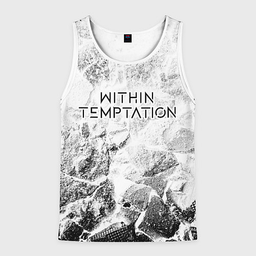 Мужская майка без рукавов Within Temptation white graphite / 3D-Белый – фото 1