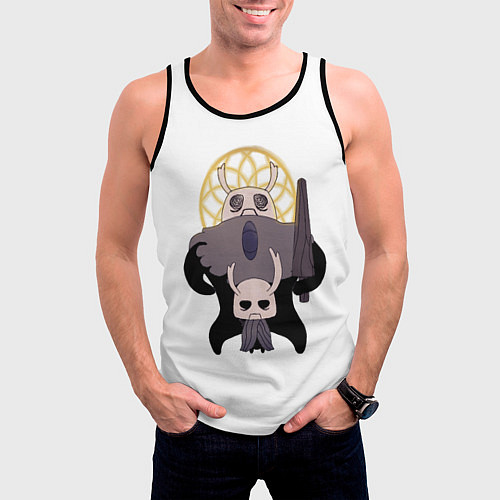 Мужская майка без рукавов Hollow Knight Могучий Зот / 3D-Черный – фото 3