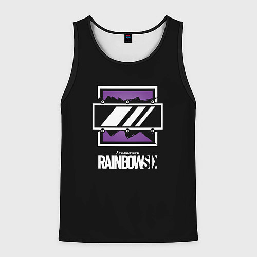 Мужская майка без рукавов Tom Clansi ubisoft / 3D-Черный – фото 1