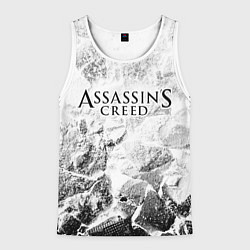 Мужская майка без рукавов Assassins Creed white graphite