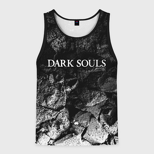 Мужская майка без рукавов Dark Souls black graphite / 3D-Черный – фото 1