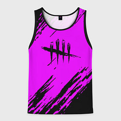 Мужская майка без рукавов Dead by daylight краски абстракция