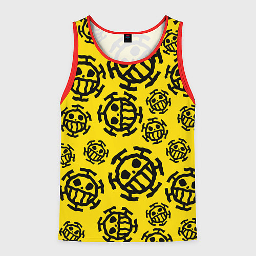 Мужская майка без рукавов One Piece Trafalgar Law / 3D-Красный – фото 1