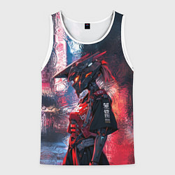 Мужская майка без рукавов Девушка-киборг спартиатка