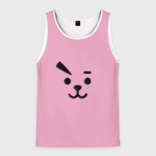 Мужская майка без рукавов BT21 Cooky / 3D-Белый – фото 1