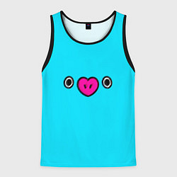 Майка-безрукавка мужская BT21-Mang, цвет: 3D-черный