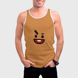 Майка-безрукавка мужская BT21 Shooky, цвет: 3D-белый — фото 2