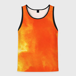 Мужская майка без рукавов Текстура огненного цвета