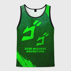 Мужская майка без рукавов JoJo Bizarre Adventure - green gradient