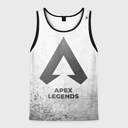 Майка-безрукавка мужская Apex Legends - white gradient, цвет: 3D-черный