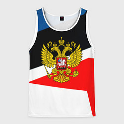 Мужская майка без рукавов Спортивная геометрия герб