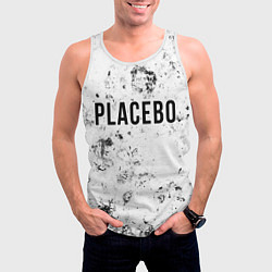 Майка-безрукавка мужская Placebo dirty ice, цвет: 3D-белый — фото 2