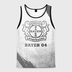 Майка-безрукавка мужская Bayer 04 - white gradient, цвет: 3D-черный