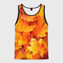Мужская майка без рукавов Осень - клиновые листья