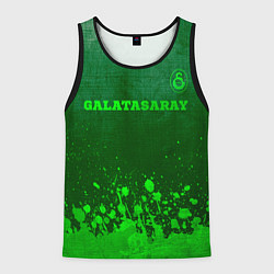 Мужская майка без рукавов Galatasaray - green gradient посередине