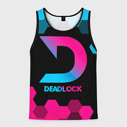 Мужская майка без рукавов Deadlock - neon gradient