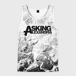 Мужская майка без рукавов Asking Alexandria white graphite