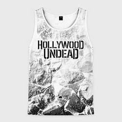 Мужская майка без рукавов Hollywood Undead white graphite