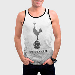 Майка-безрукавка мужская Tottenham - white gradient, цвет: 3D-черный — фото 2