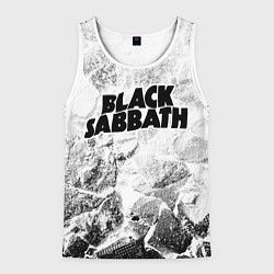 Мужская майка без рукавов Black Sabbath white graphite